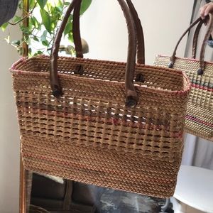 Vintage straw bag